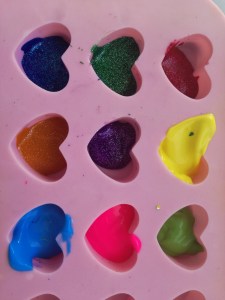 Silicon moulds as artists easel.jpg