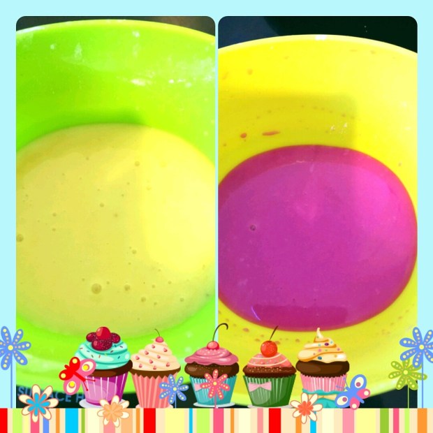 All natural colourful icing for kids with no artificial colours or additives