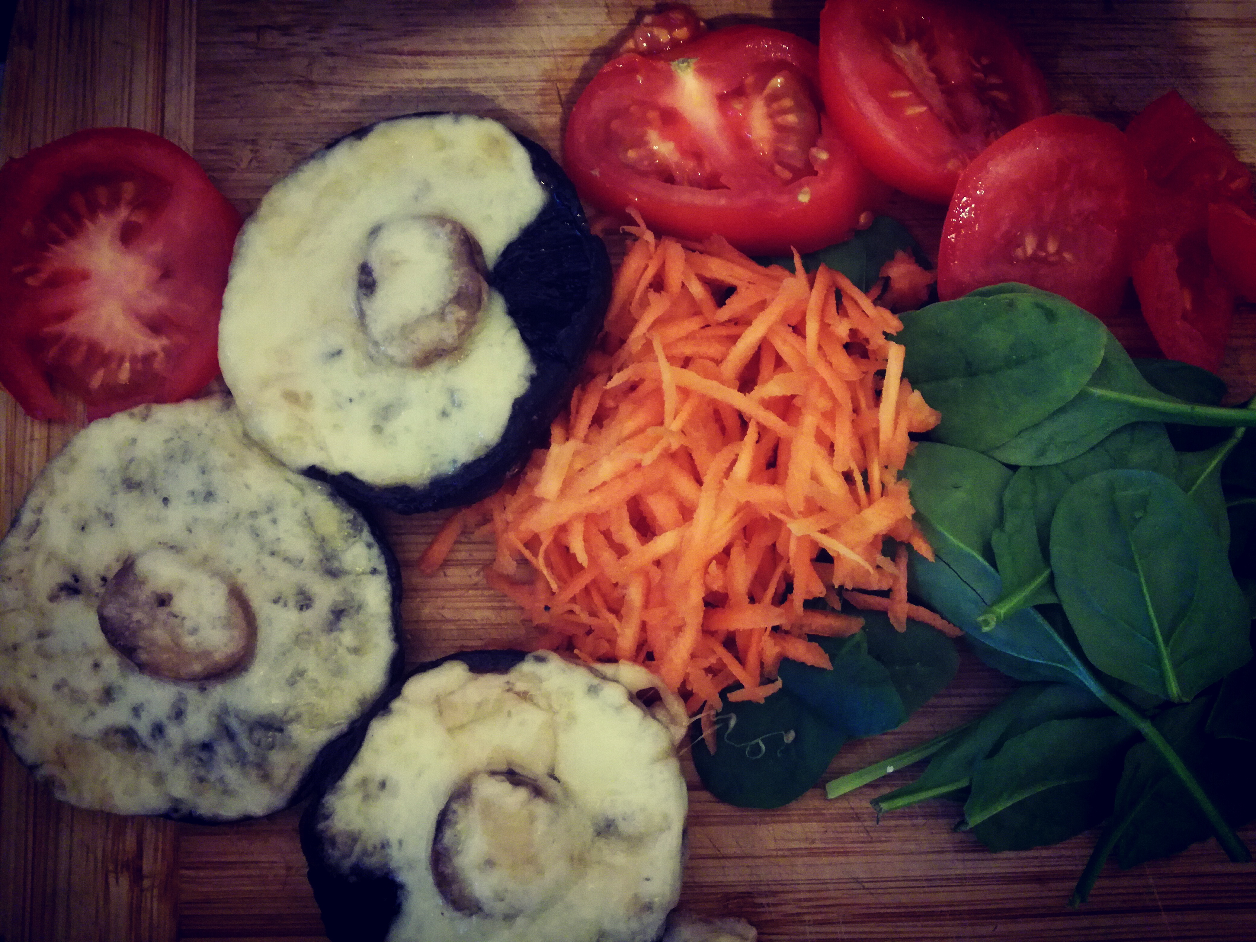 Mushroom melt burgers