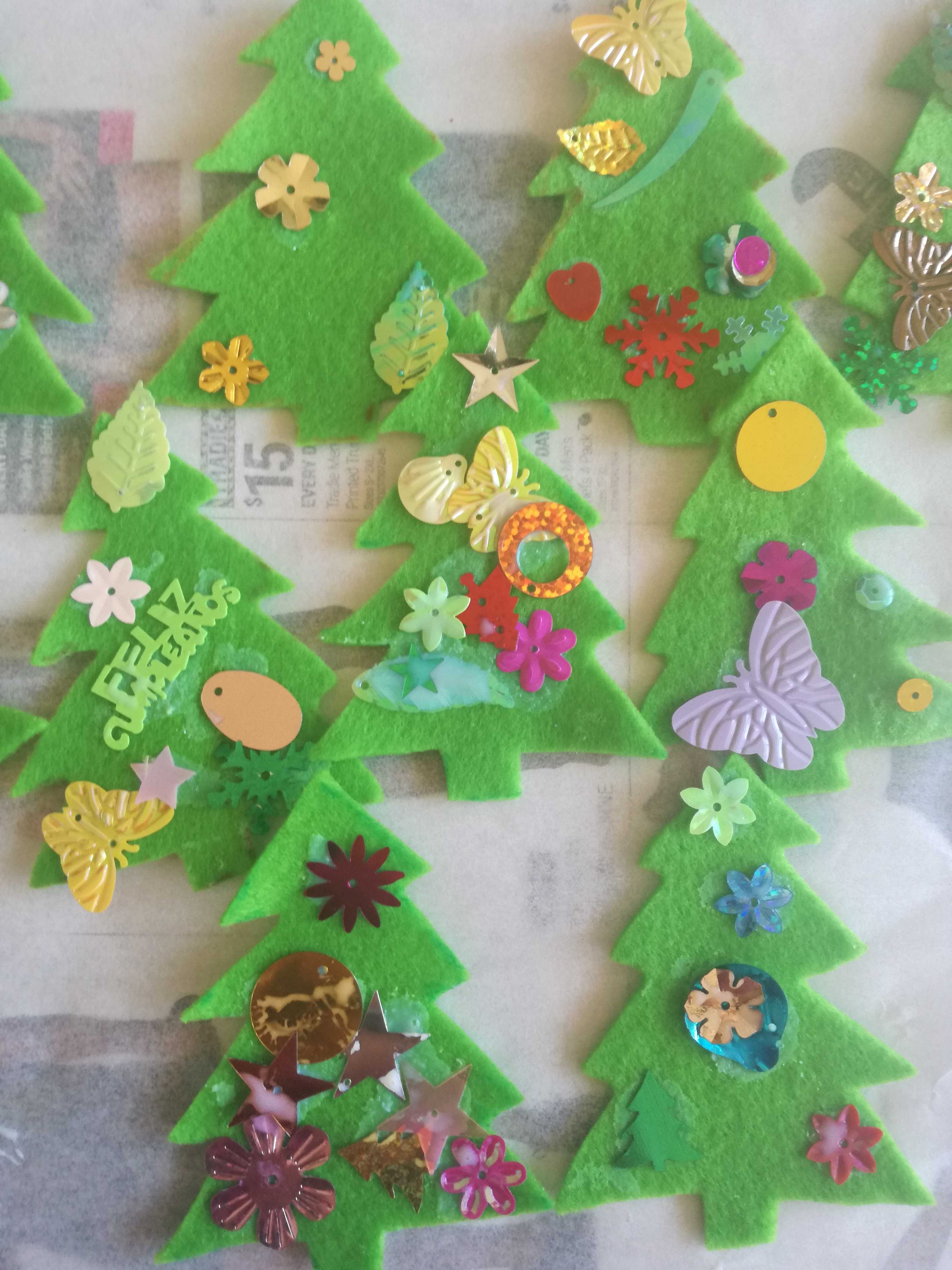 Decorating Christmas Trees